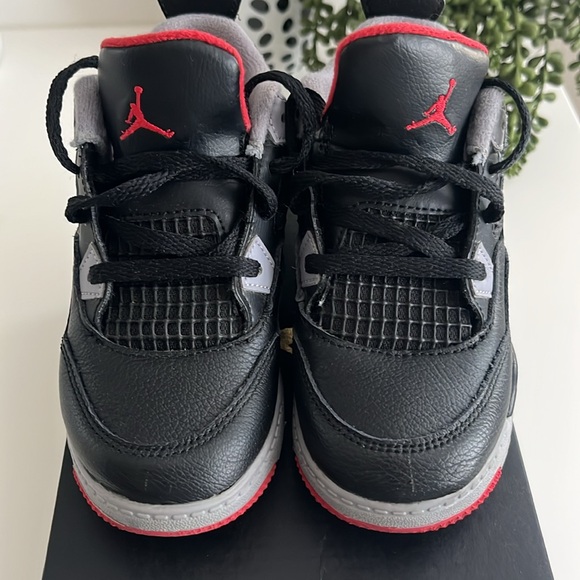 Toddler Jordan 4 Retro BRED Reimagined SZ 10c - Picture 3 of 7